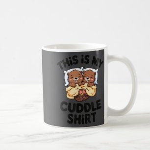 Mug Couple de castors drôles C'est mon câlin 