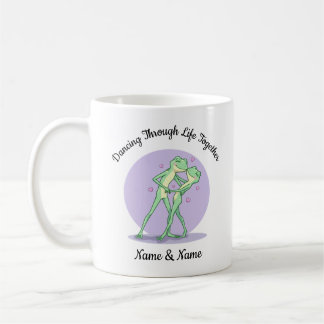 Mug Couple de Grenouilles Danseuses Personnalisé