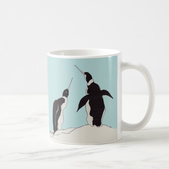 Mug couple de manchots (Droite)