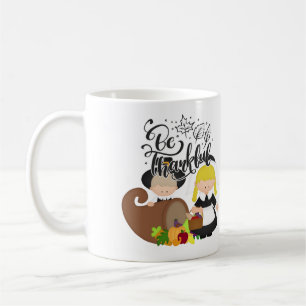 Mug Couple de Pèlerins - Soyez Reconnaissants