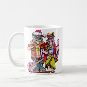 Mug Couple de Père Noël Hippie