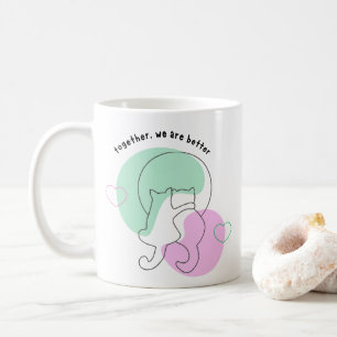 Mug couple personnalisé, Ensemble nous sommes meil
