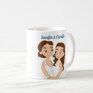 Mug Couple personnalisé Mariage lesbien