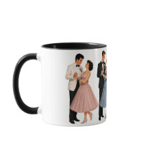 Couples de soirées de bal des années 50
