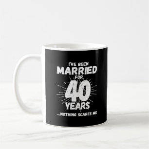 Mug Couples mariés 40 ans drôle 40e anniversaire