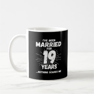 Mug Couples Mariés depuis 19 Ans Drôle 19e Anniversair