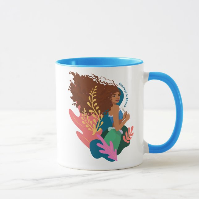 Mug Courage Ariel en vagues (Droite)