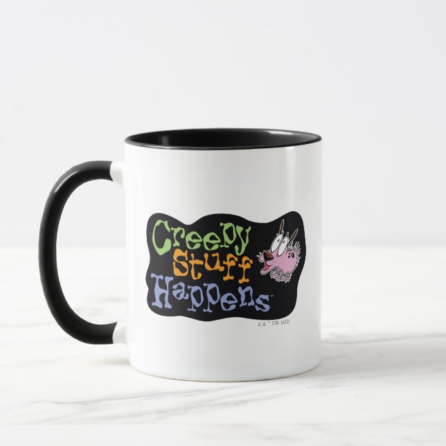 Mug Courage du chien lâché | Déplaisant des événements (Gauche)