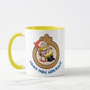 Mug Courage du chien lâché   Good Dog Courage