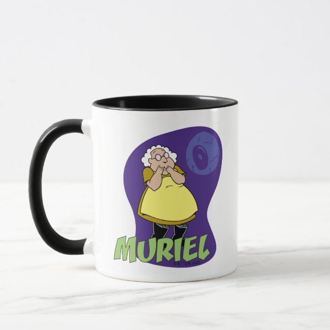 Mug Courage du chien lâché | Muriel Graphic (Gauche)