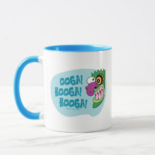 Mug Courage du chien lâché   Ooga Booga Booga Booga !