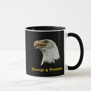 Mug Courage et liberté de l'aigle royal