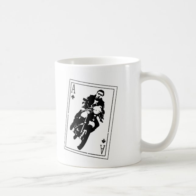 Mug Coureur de café d'as de pique (Droite)