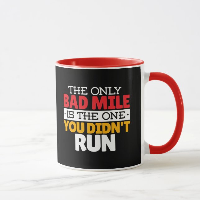 Mug Coureur - Drôle Mille Mille À Courir Citation (Droite)