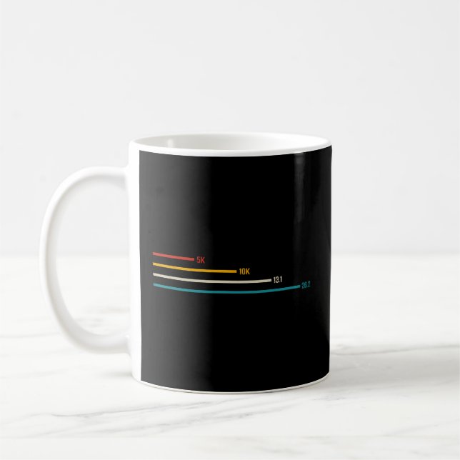 Mug Coureur du demi-marathon Marathoner à 262 Miles (Gauche)