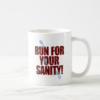Mug Courez pour vos sucreries de santé d'esprit en