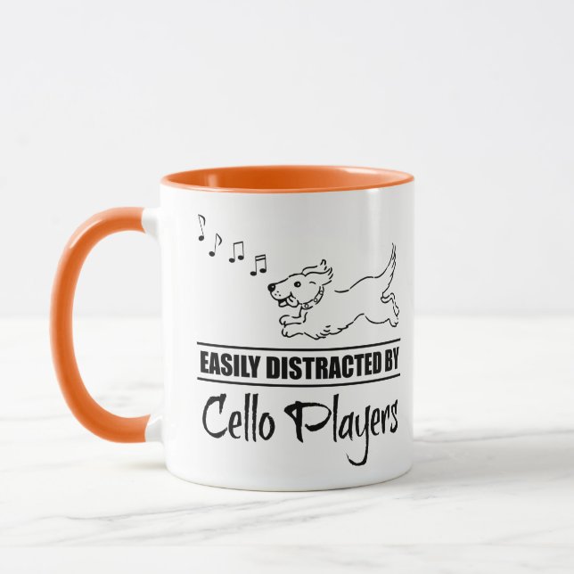 Mug Courir un chien facilement distrait par les joueur (Gauche)