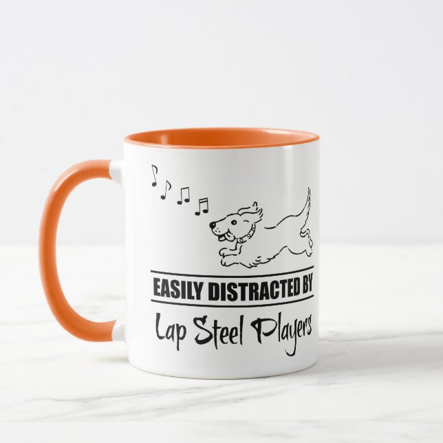 Mug Courir un chien facilement distrait par les joueur (Gauche)