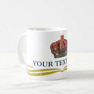 Mug Couronne de la Croix Royale - Bleu Or