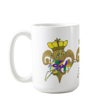 Couronne de Mardi Gras fleur de lis