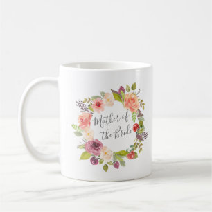 Mug Couronne florale estivale vibrante Mère de la mari