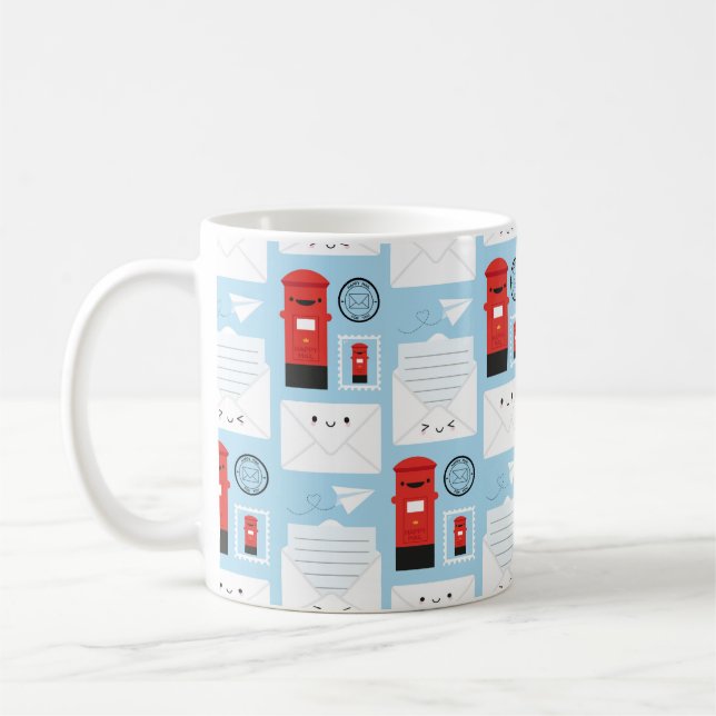 Mug Courrier heureux - Kawaii Post (Gauche)