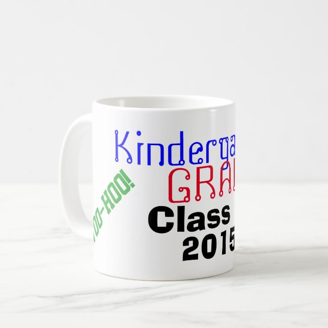 Mug Cours De Graduation De La Maternité Année Je L'Ai  (Devant gauche)