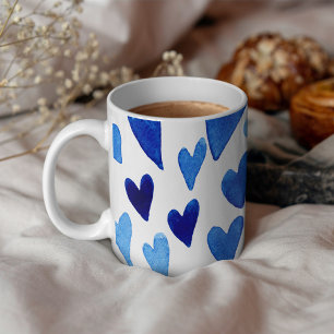 Mug Cours de jour Valentines explosion - bleu