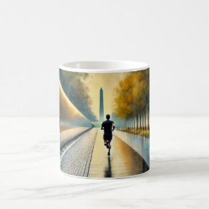 Mug Course à Washington DC Vietnam Veterans Memorial