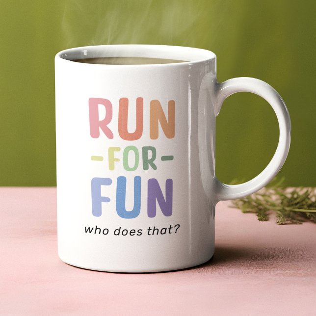 Mug Course amusante pour les coureurs amusants (Créateur téléchargé)