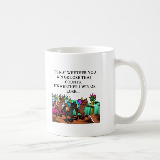 Mug course de chevaux Derby (Droite)