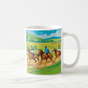 Mug Course vers la victoire - Cheval Racing Art