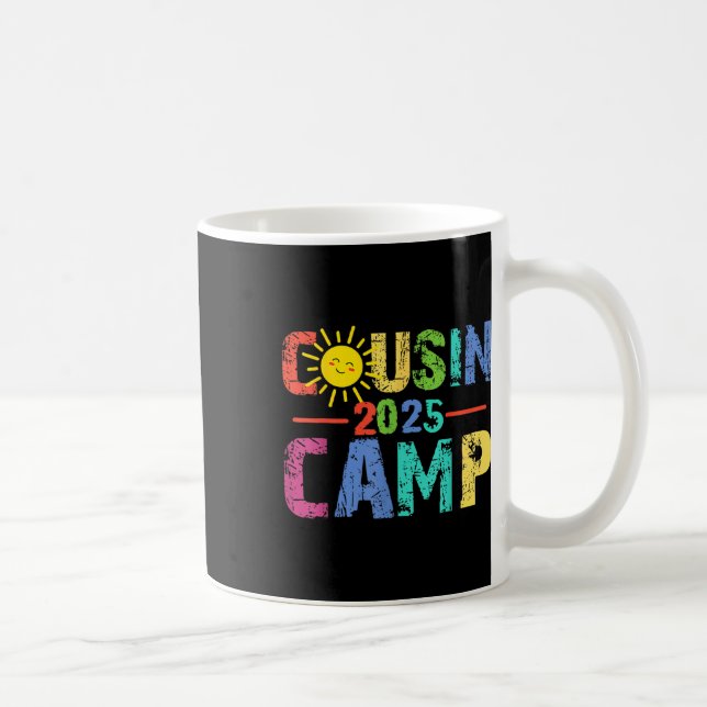 Mug Cousin Camp 2025 Camping au feu de camp Vacances d (Droite)