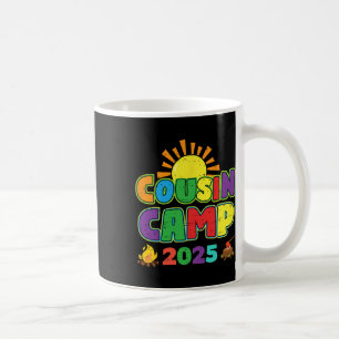 Mug Cousin Camp 2025 Vacances en famille Camping d'été