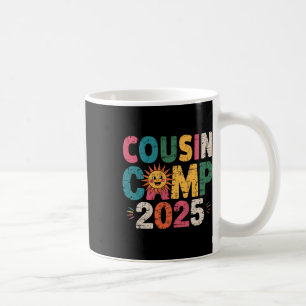 Mug Cousin Camp 2025 Vacances familiales Camping d'été