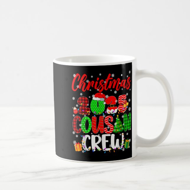 Mug Cousin Crew Christmas 2025 Pjs Pajamas Xmas Family (Droite)