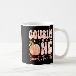 Mug Cousin d'une pêche sucrée pour la fête du 1er anni