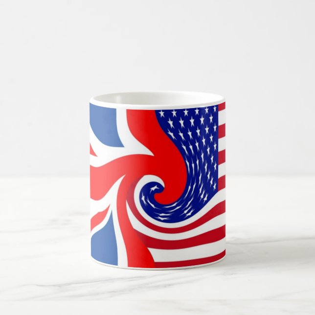 MUG COUSINS D'UK/USA FLAG-LOVIN (Centre)
