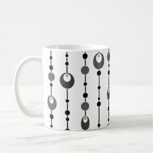 Mug Coussin décoratif design abstrait rétro décoration
