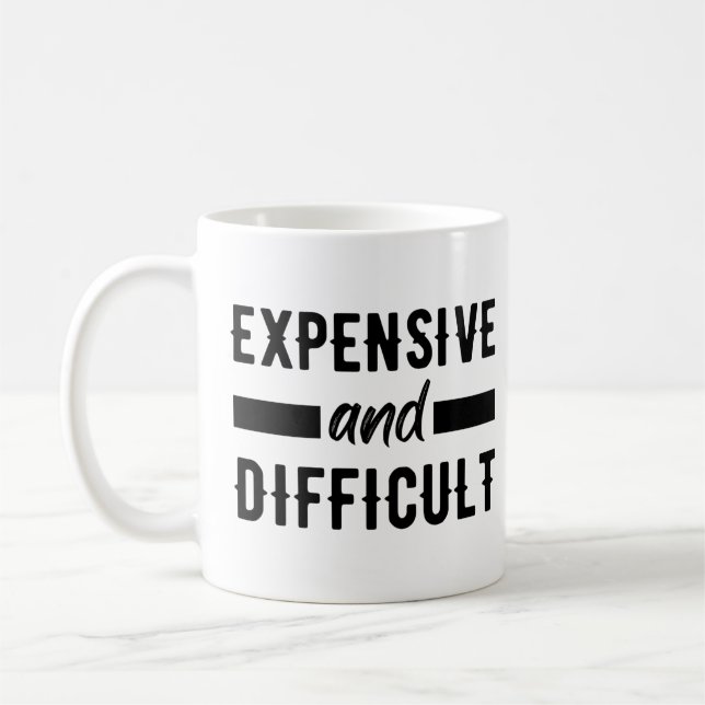 Mug Coûteux et difficiles (Gauche)