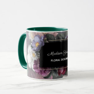 Mug Coutume florale élégante de concepteur