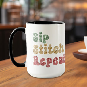 Mug Couture Tricot Crochet de l'Artisanat