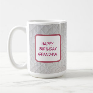 Mug Couverture d'anniversaire pour grand-mère