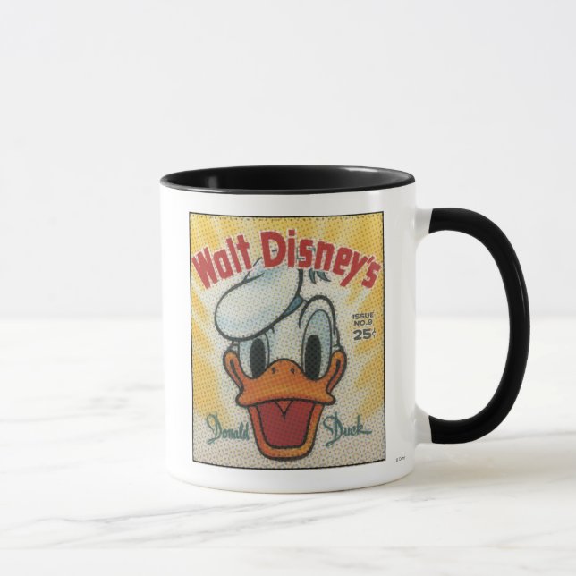 Mug Couverture de comic vintage de Donald (Droite)