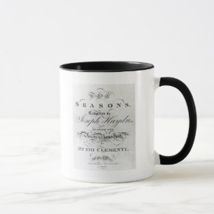 Mug Couverture de la feuille de score des 'saisons