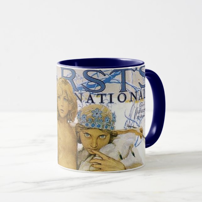 Mug Couverture du magazine, Alphonse Mucha (Devant droit)