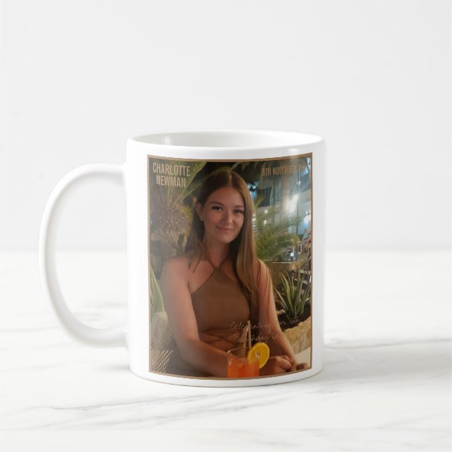 Mug Couverture du magazine photo | Nom du Sweet sixtee (Gauche)