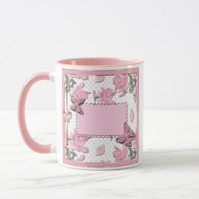 Mug Couverture rose (Gauche)