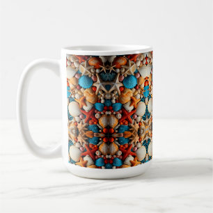 Mug Couverture Sherpa Mosaïque de Coquillages