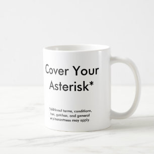 Mug Couvrez votre Asterisk*